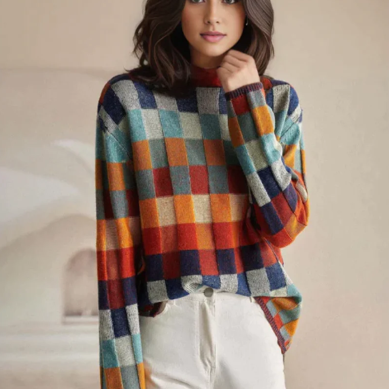Marchetta warm luxury cashmere jumper with cosy knit texture and flattering fit