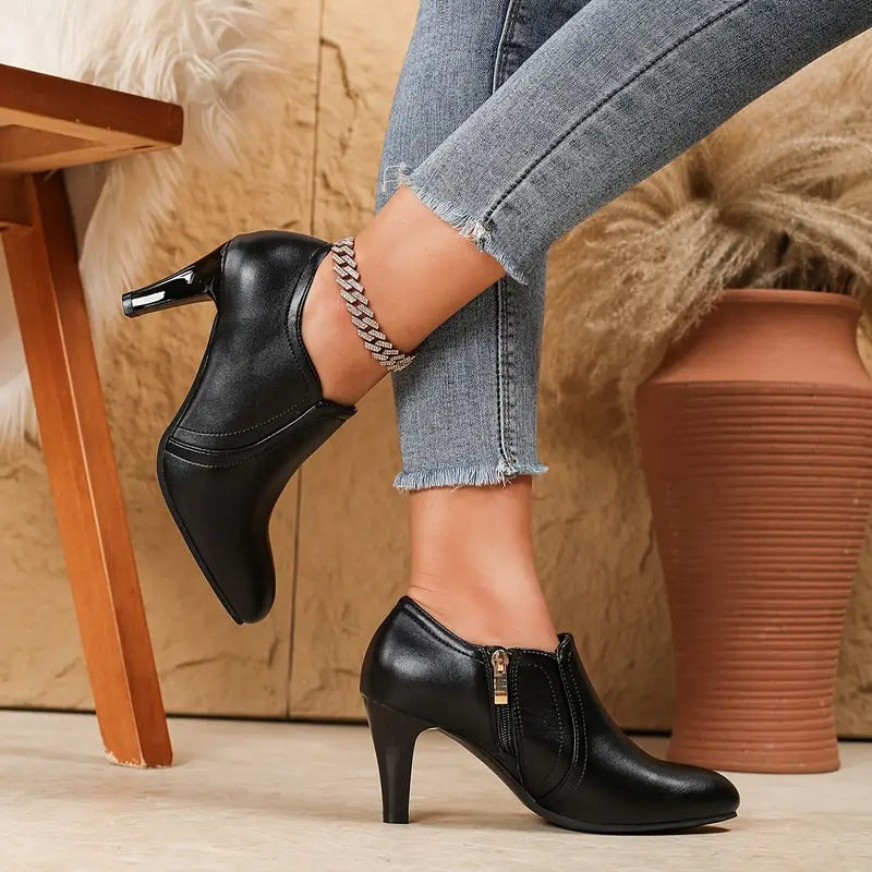 Anastasiah | Cushioned Sleek Silhouette Ankle Boots
