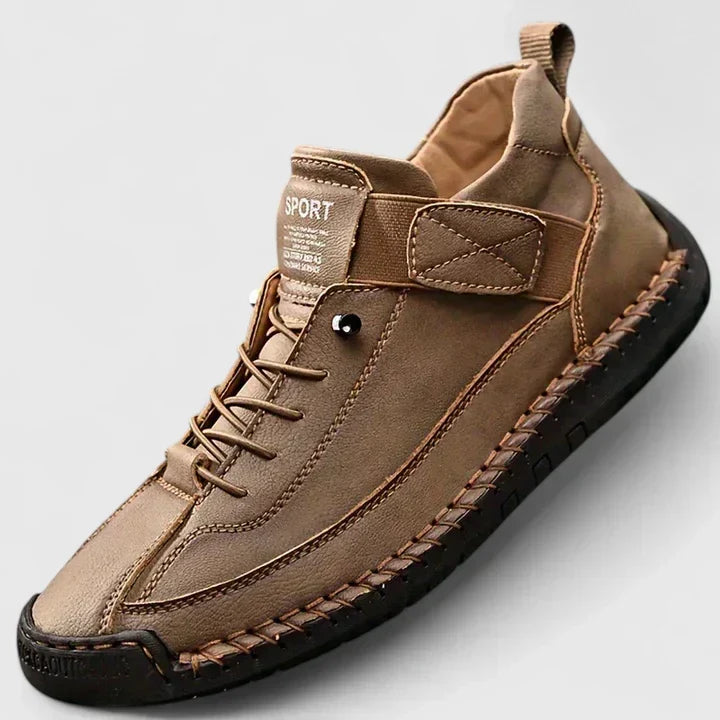 Comfortable everyday lace-up sneakers shown in multiple colours