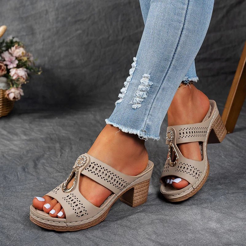 Faith | Easy Slip-On Sandals with Stable Sole