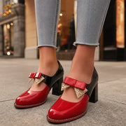 Merrin block heel Mary Janes