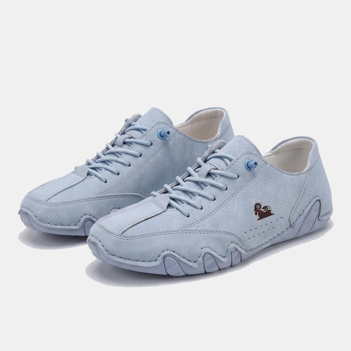 Women's cushioned lace-up comfort sneakers shown in several colours
