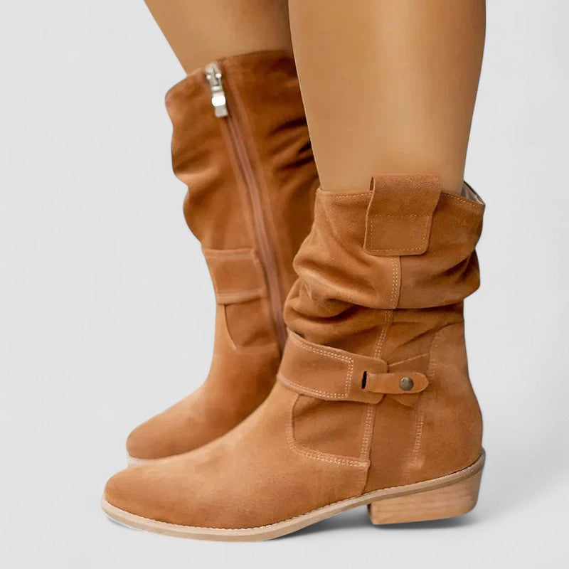 Nadine | Western Boots in Four Neutral Shades