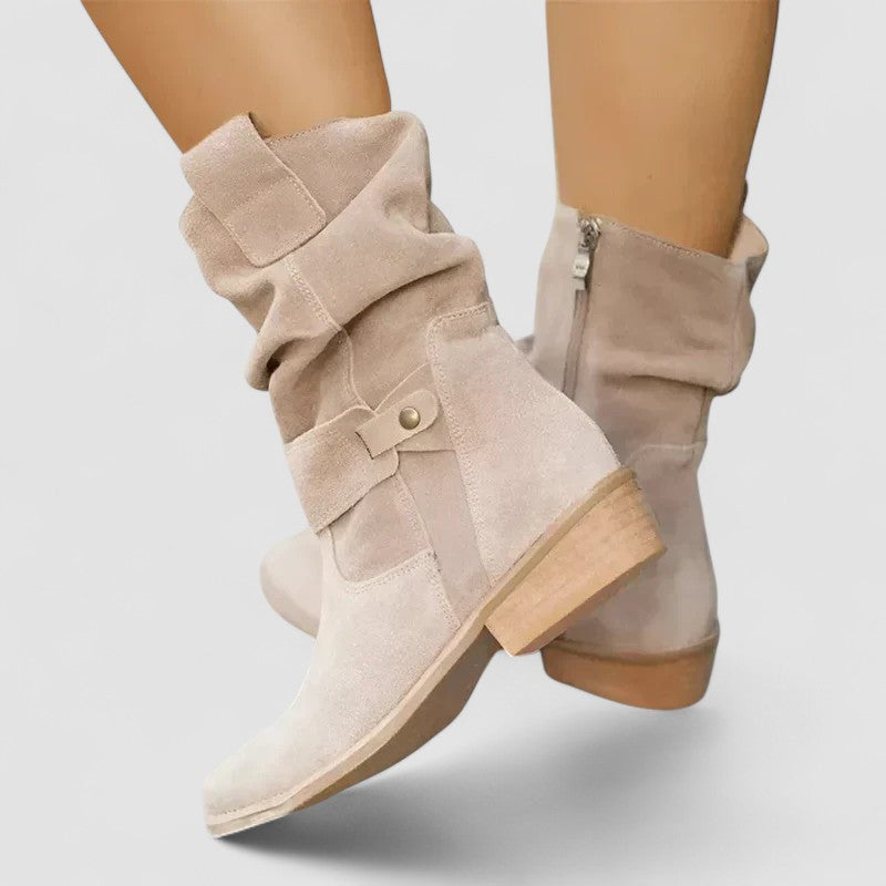 Nadine | Western Boots in Four Neutral Shades