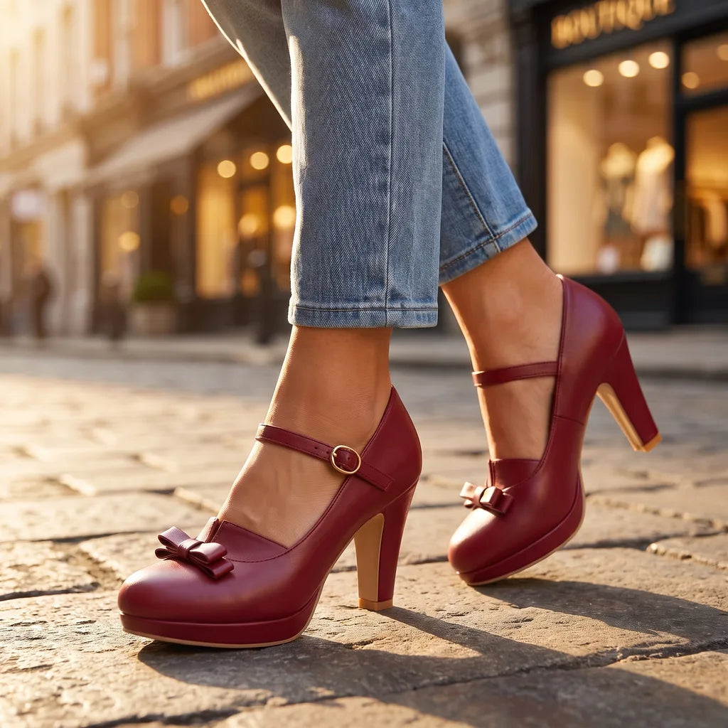 Rubina Mary Janes worn