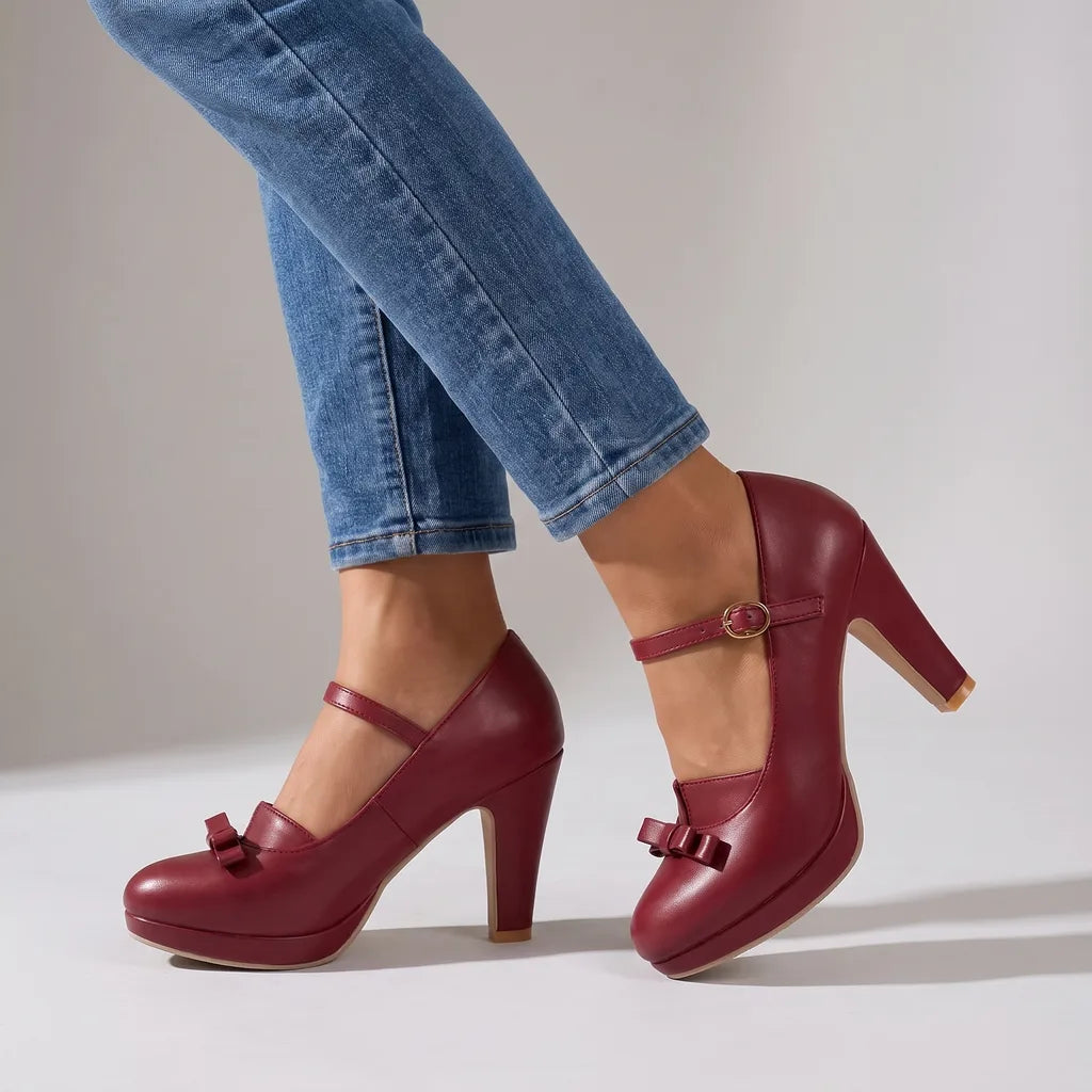 Rubina Mary Janes red