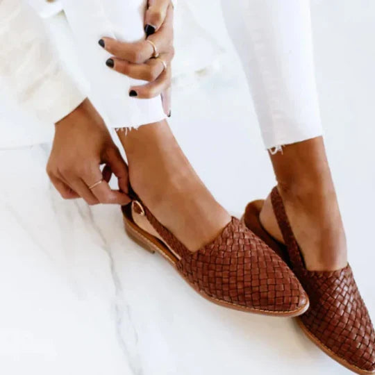 Leia | Handmade Lightweight Non-Slip Flat Sandals